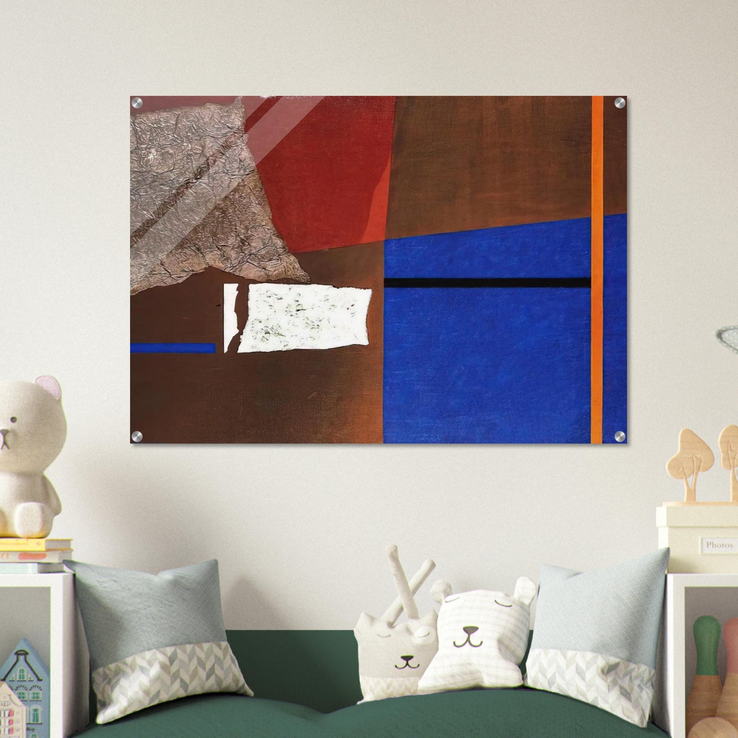 ASTRAZIONE PLASTICA 1954 - Enrico Prampolini Acrylic Print - 70x100 cm / 28x40″ inches | Enrico Prampolini Wall Art | Enrico Prampolini Prints