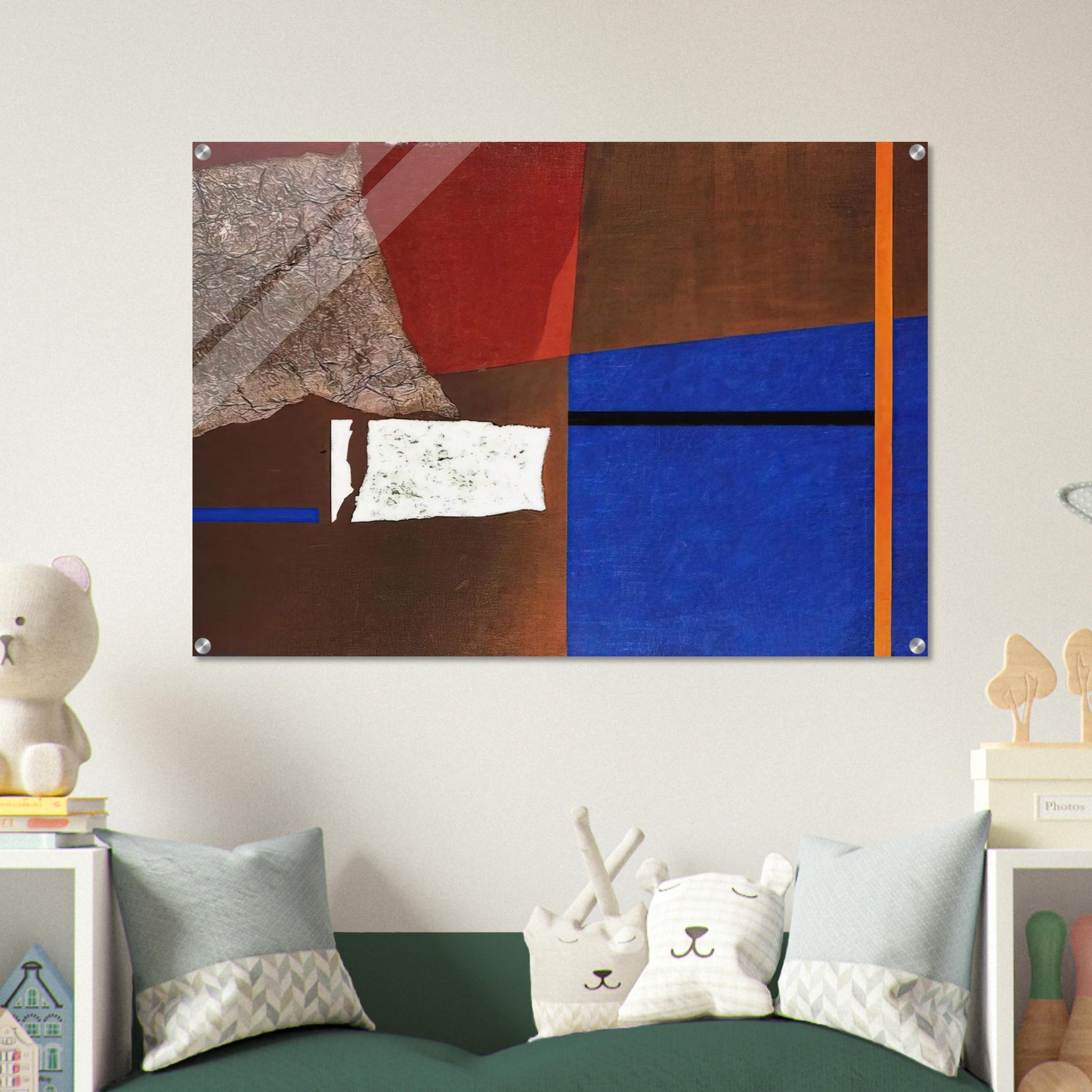 ASTRAZIONE PLASTICA 1954 - Enrico Prampolini Acrylic Print - 70x100 cm / 28x40″ inches | Enrico Prampolini Wall Art | Enrico Prampolini Prints