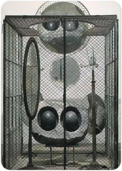 CELL EYES AND MIRRORS 1993 By Louise Bourgeois Pack of 10 Post Cards | Louise Bourgeois Post Cards | A6 (10.5 x 14.8 cm) - 4.1 x 5.8 inches