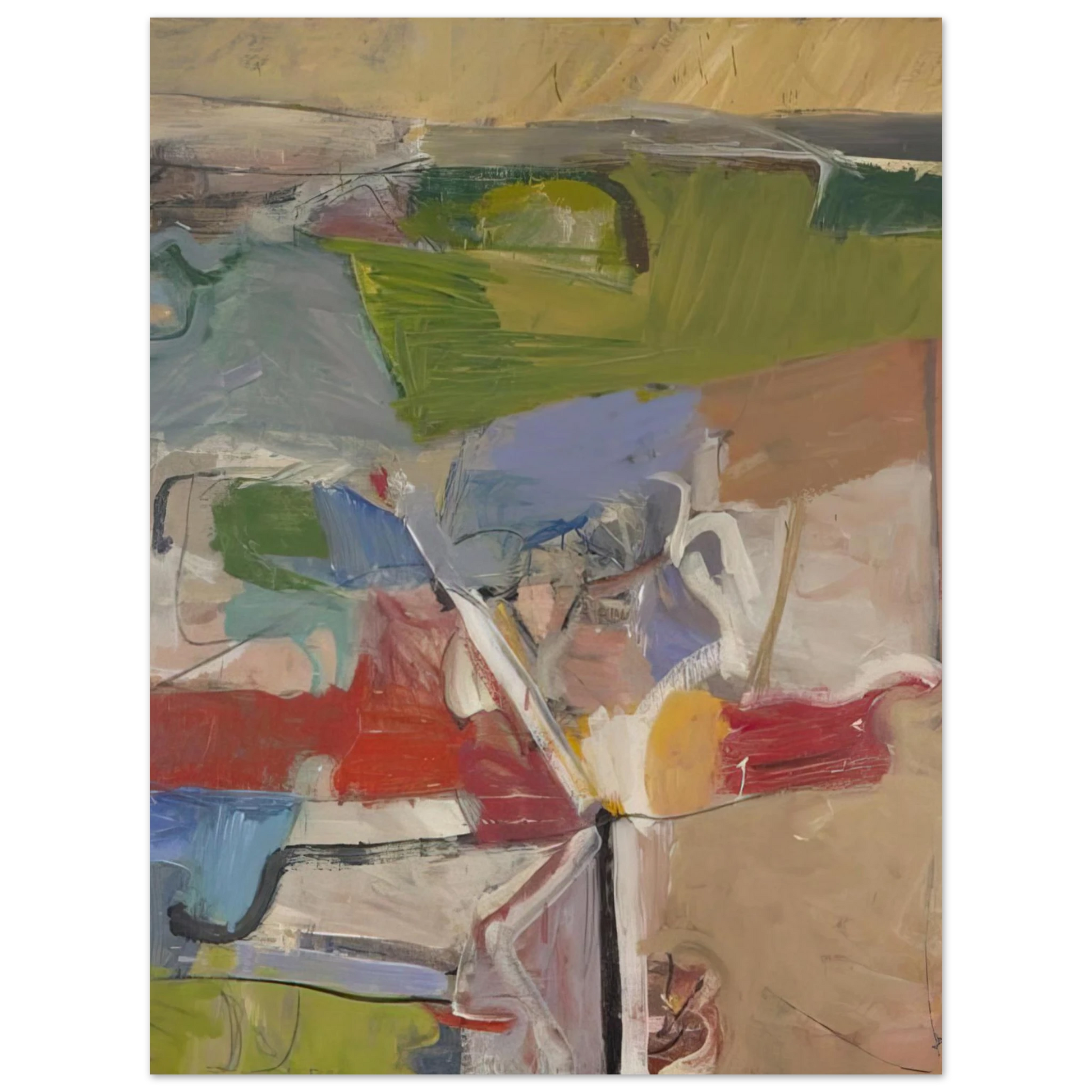 Richard Diebenkorn - Berkeley #23 Fine Art Poster - Default Title