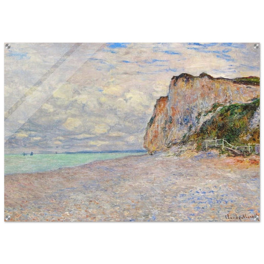 Cliffs near Dieppe - claude monet Acrylic Print - 70x100 cm / 28x40″ inches | claude monet Wall Art | claude monet Prints