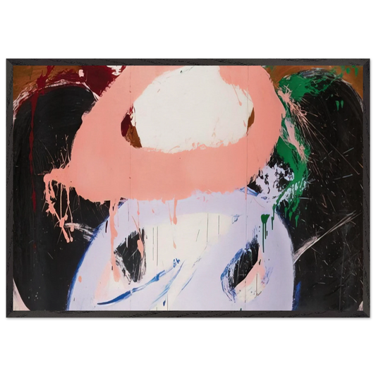 Dhatri II - 1971 - Norman Bluhm Framed Art Print – Black Wooden Frame - Default Title - -Framed Art Print