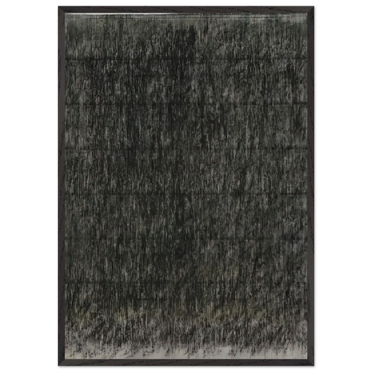 UNTITLED 1971 N1 - Gotthard Graubner Framed Art Print – Black Wooden Frame - Default Title - -Framed Art Print