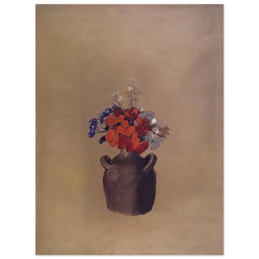 Odilon Redon - FLOWERS IN A VASE Fine Art Poster - Default Title