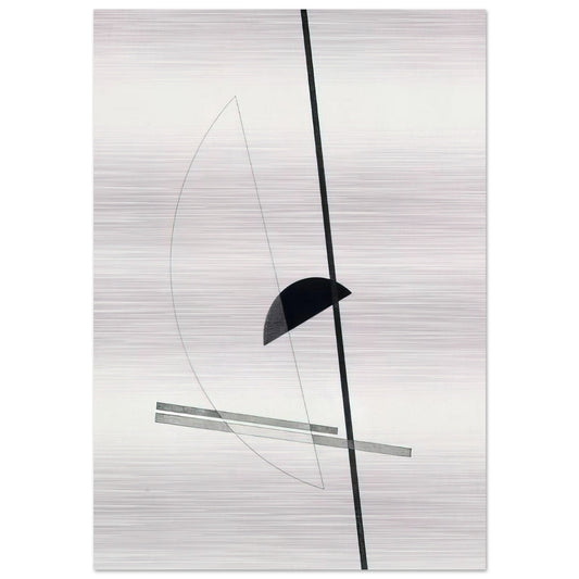 Construction - Laszlo Moholy-Nagy Brushed Aluminum Print - 70x100 cm / 28x40 inches | Laszlo Moholy-Nagy Aluminum Print | Laszlo Moholy-Nagy Prints