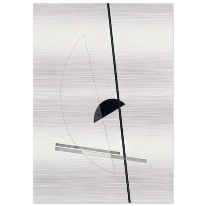 Construction - Laszlo Moholy-Nagy Brushed Aluminum Print - 70x100 cm / 28x40 inches | Laszlo Moholy-Nagy Aluminum Print | Laszlo Moholy-Nagy Prints