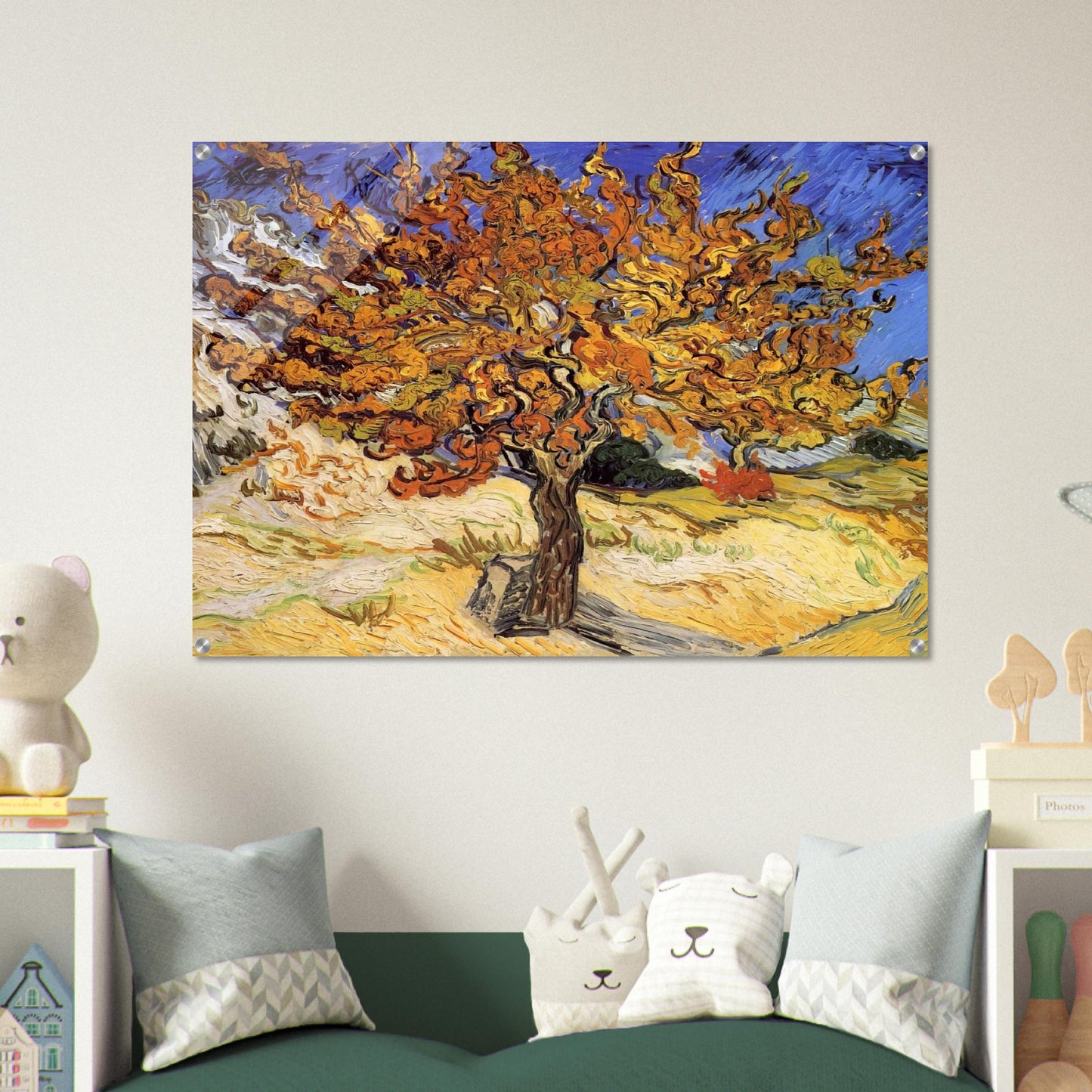 Mulberry Tree - Vincent van Gogh Acrylic Print - 70x100 cm / 28x40″ inches | Vincent van Gogh Wall Art | Vincent van Gogh Prints