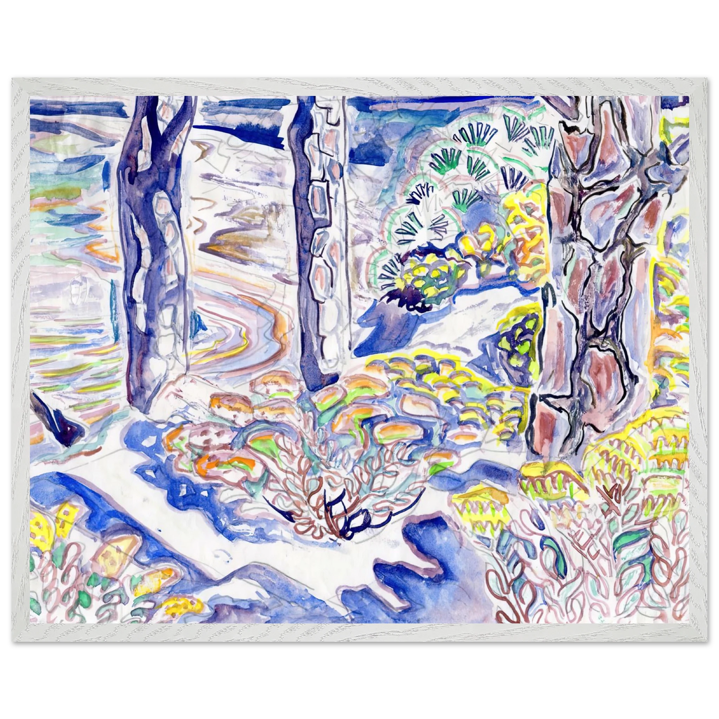Walter Inglis Anderson - Walter Anderson Wall art - A3 (29.7 x 42  cm) - Premium Wooden Framed Poster With Fine Art Paper - Wood frame