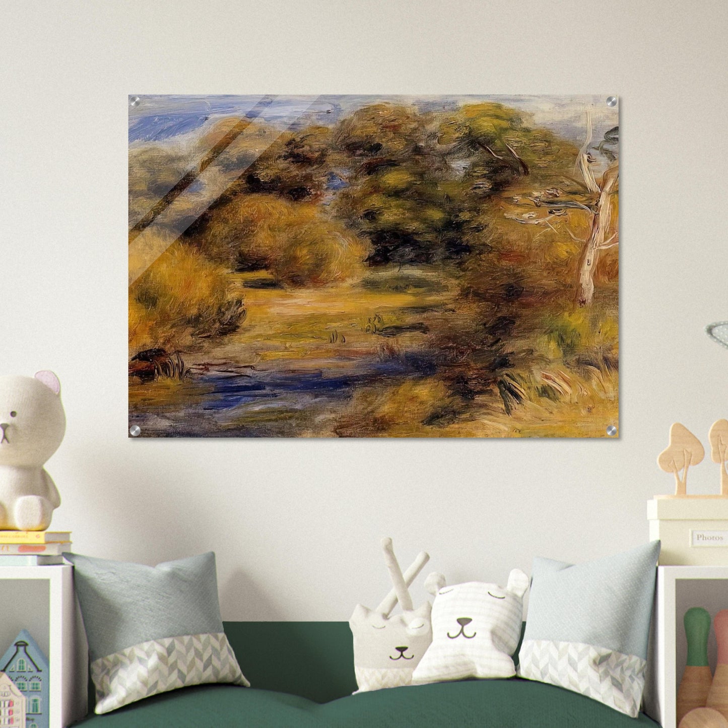 The Clearing - Pierre-Auguste Renoir Acrylic Print - 70x100 cm / 28x40″ inches