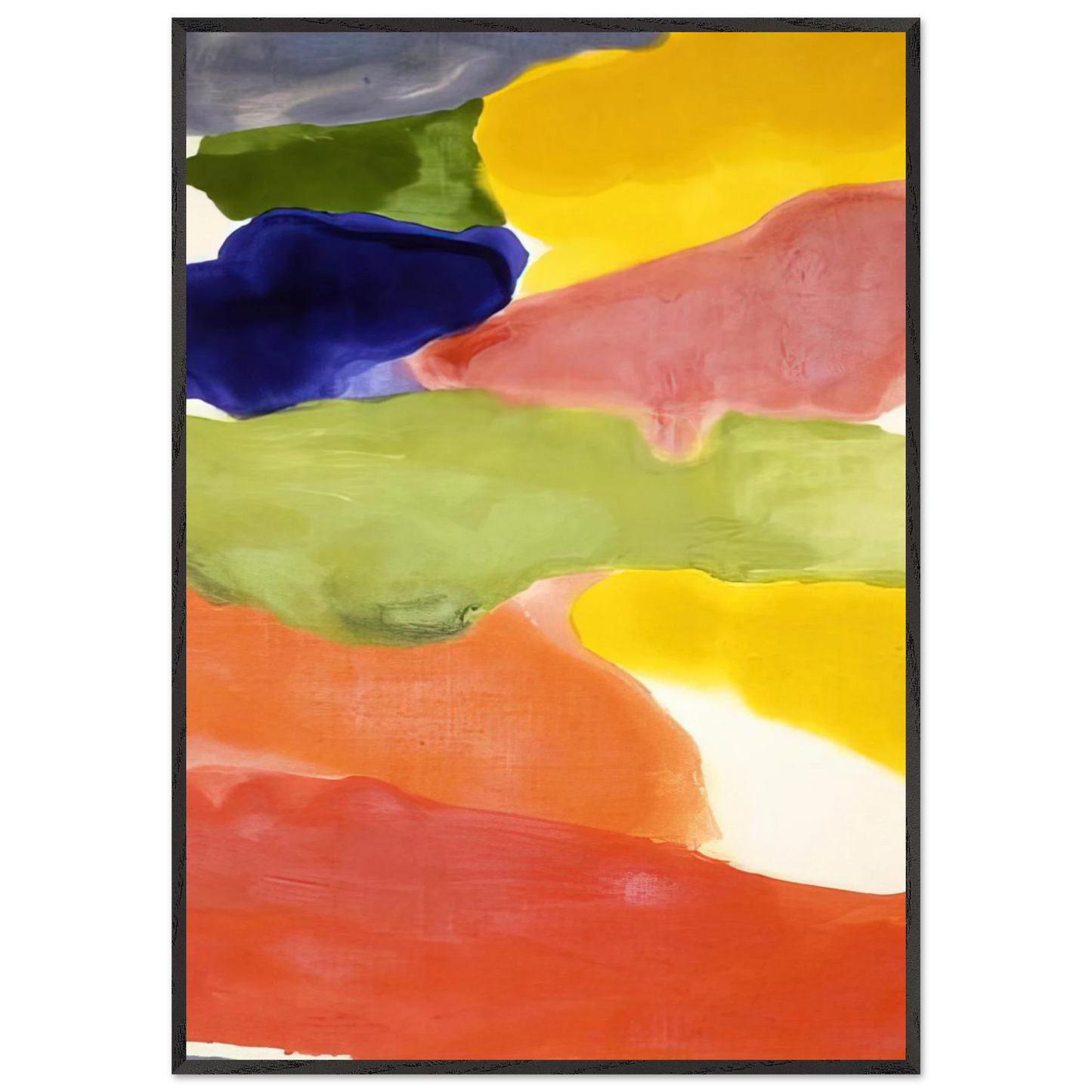Helen Frankenthaler - Tutti-Fruitti - 1966 Wall art - 20x25 cm / 8x10 inches - Fine Art Poster - -