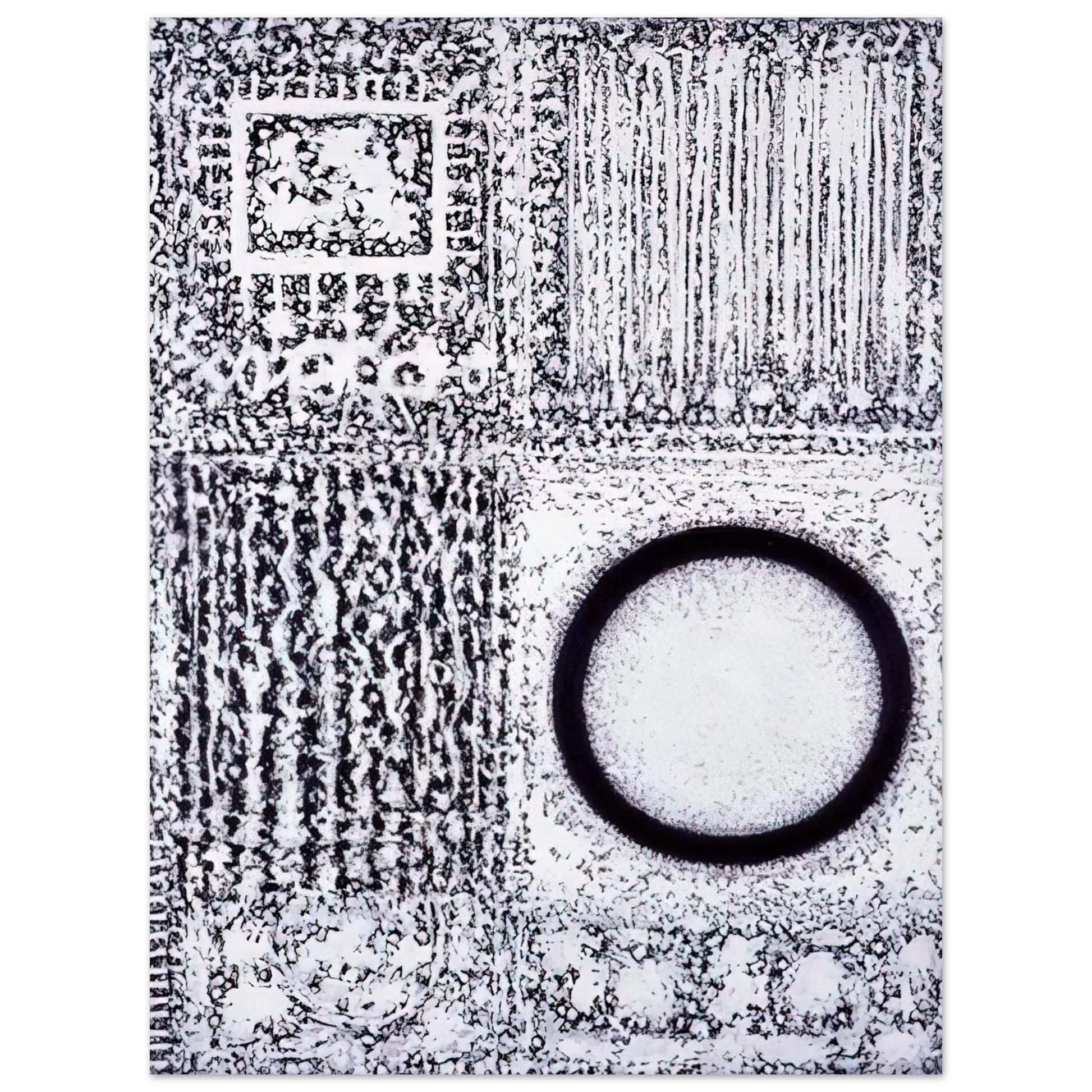 Richard Pousette-Dart - Circle by the Falling Waters - 1980 Fine Art Poster - Default Title