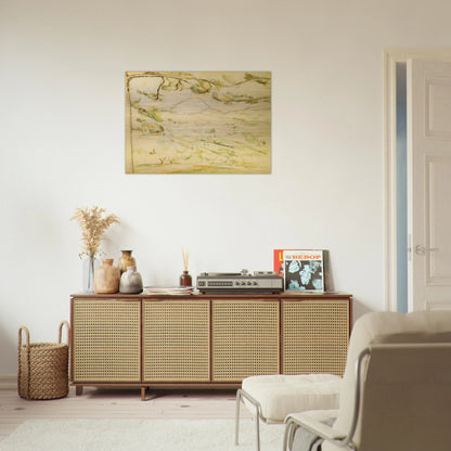 The Arc Valley - Paul Cézanne Brushed Aluminum Print - 70x100 cm / 28x40 inches | Paul Cézanne Aluminum Print | Paul Cézanne Prints