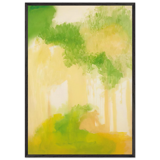 UNTITLED 2000 N2 - Esteban Vicente Framed Art Print – Black Wooden Frame - Default Title - -Framed Art Print