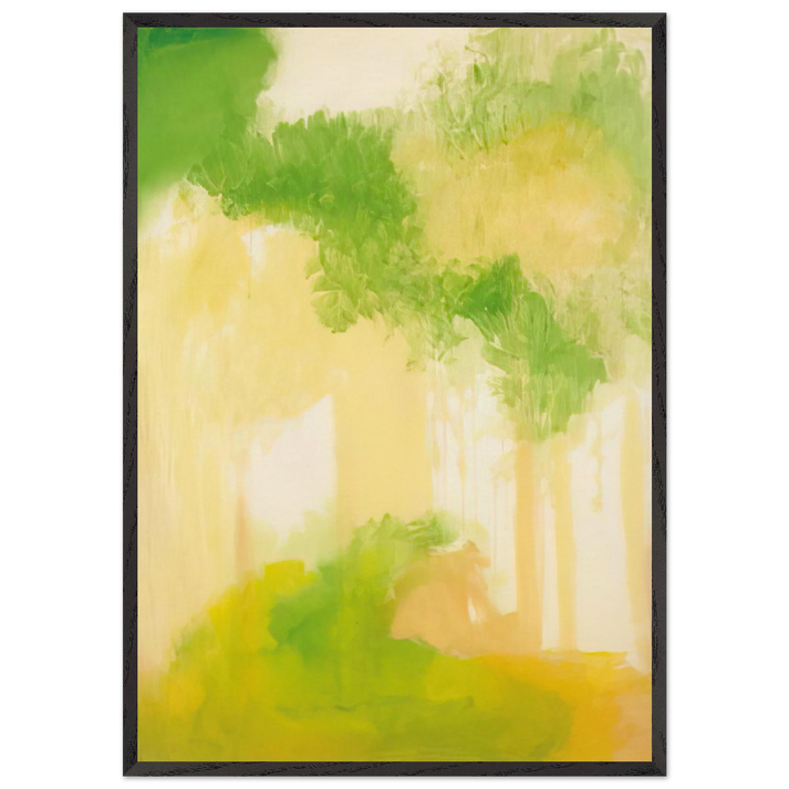 UNTITLED 2000 N2 - Esteban Vicente 70x100 cm / 28x40 inches Framed Art Print – Black Wooden Frame