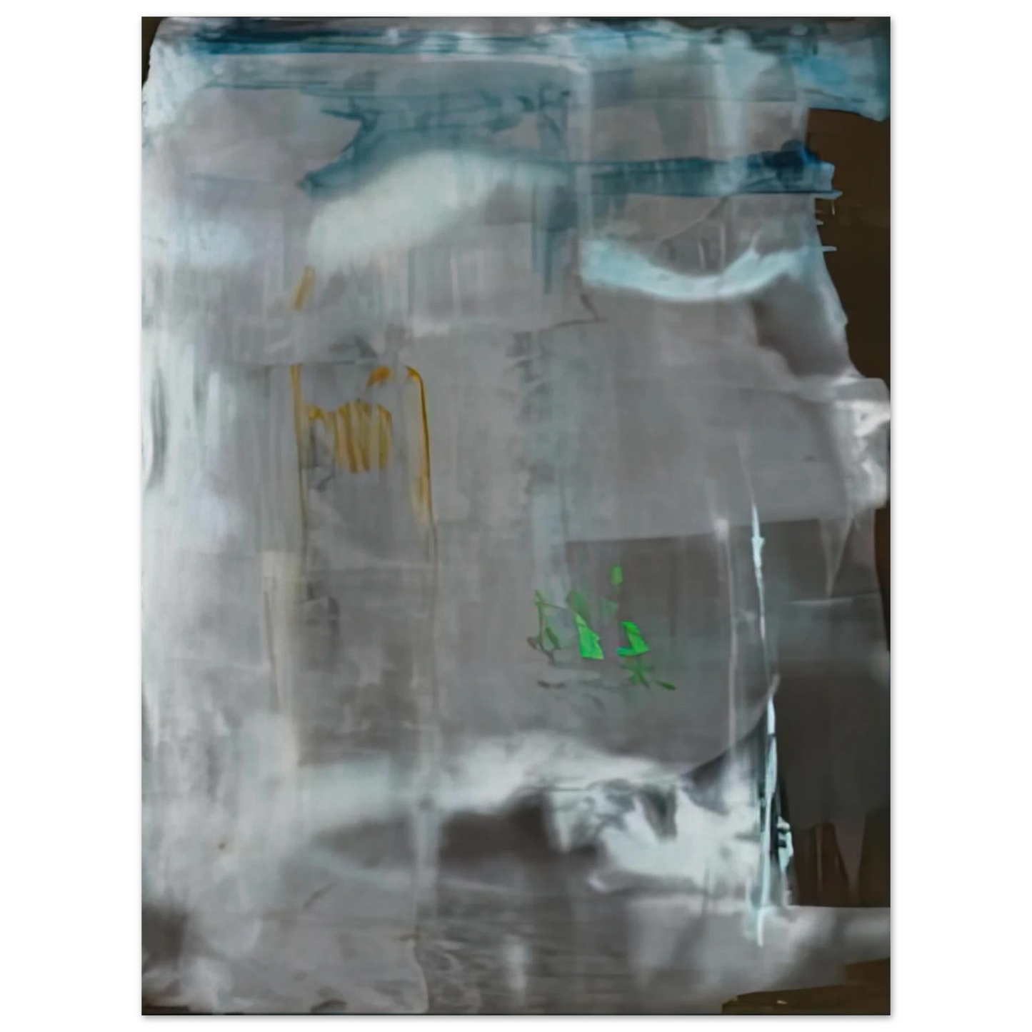Helen Frankenthaler - Portrait of a Lady in White, 1979- Wall Art - 30x40 cm / 12x16 inches - Premium Wooden Framed Poster With Fine Art Paper - White frame