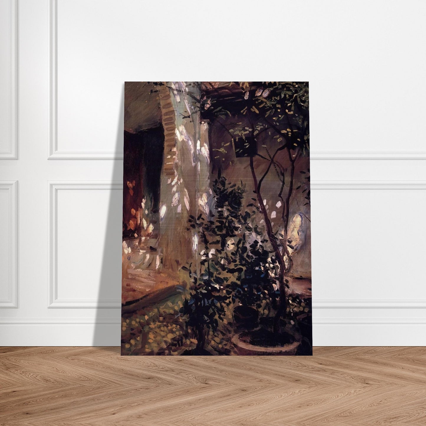 Granada. Sunspots - John Singer Sargent Brushed Aluminum Print - 70x100 cm / 28x40 inches | John Singer Sargent Aluminum Print | John Singer Sargent Prints