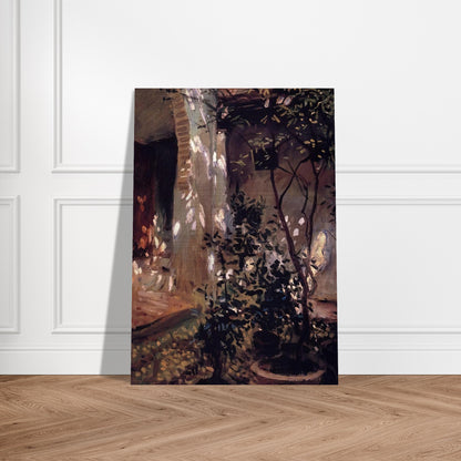 Granada. Sunspots - John Singer Sargent Brushed Aluminum Print - 70x100 cm / 28x40 inches | John Singer Sargent Aluminum Print | John Singer Sargent Prints