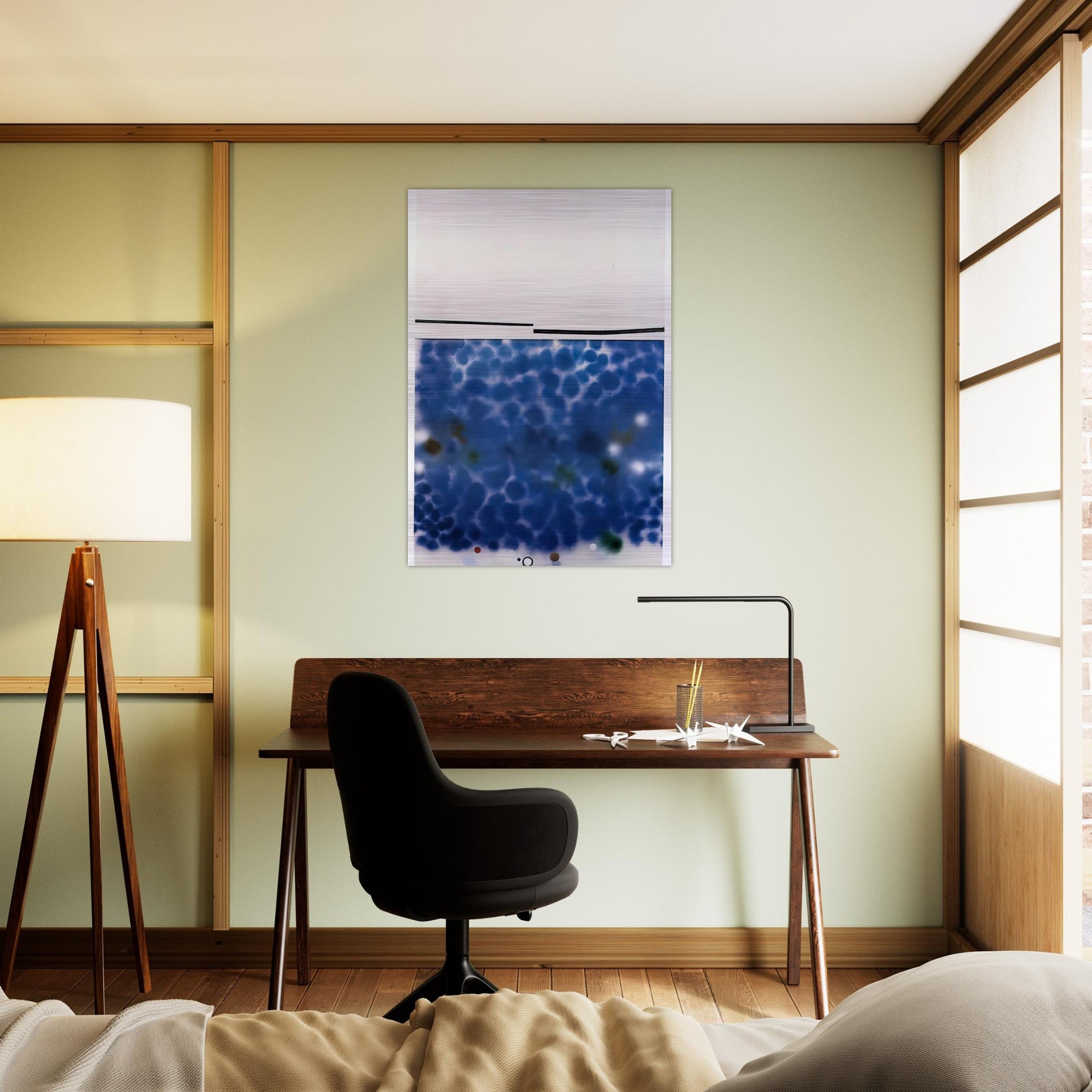 The Starry Night - 1987 - Victor Pasmore Brushed Aluminum Print - 70x100 cm / 28x40 inches | Victor Pasmore Aluminum Print | Victor Pasmore Prints