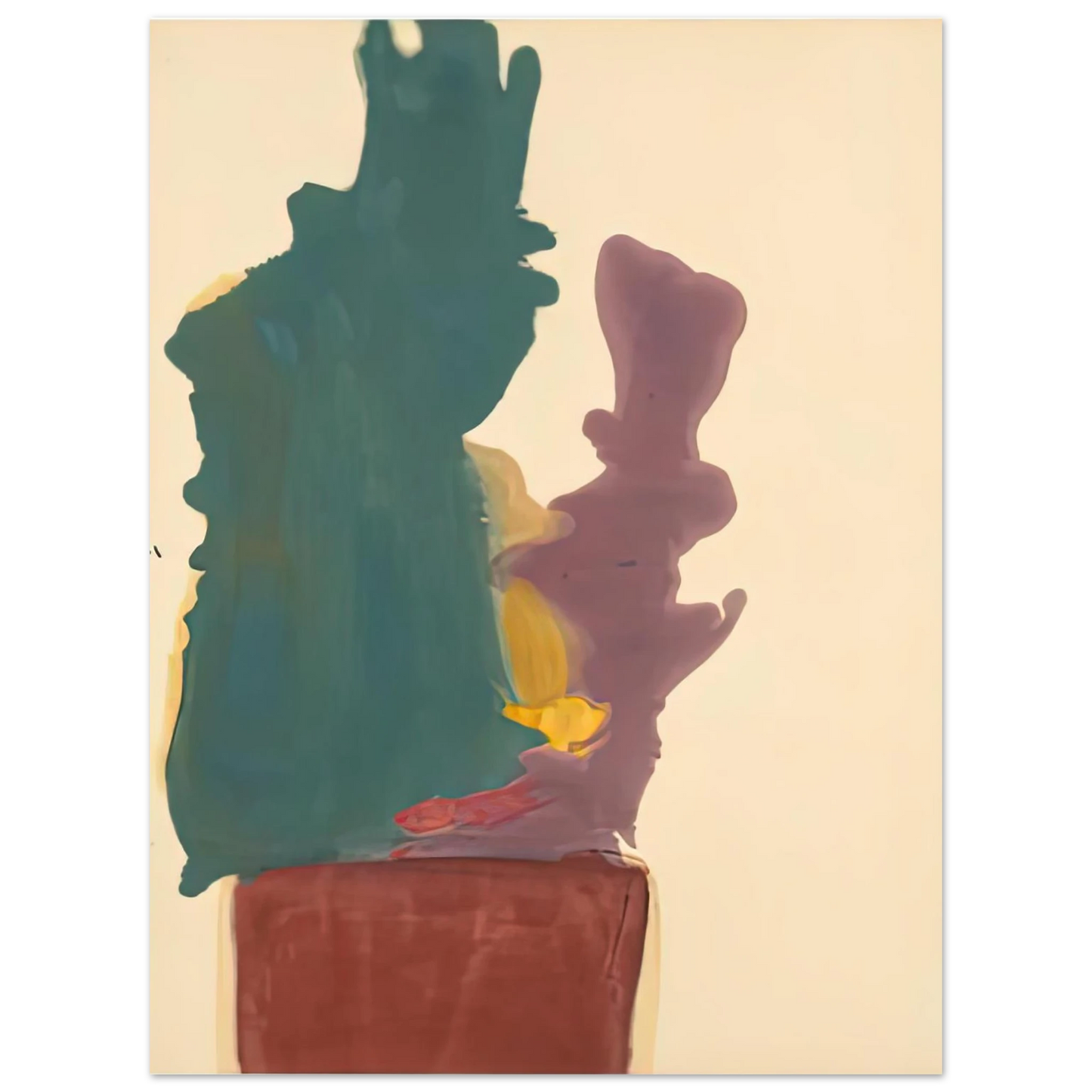 Helen Frankenthaler - Evil Spirit, 1963- Wall Art - 21x29.7 cm / 8x12" - Fine Art Poster - -