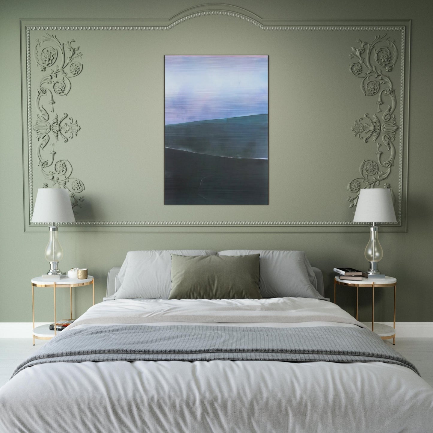 Washington, D.C., October #8, 1964 - 1964 - Edward Corbett Brushed Aluminum Print - 70x100 cm / 28x40 inches | Edward Corbett Aluminum Print | Edward Corbett Prints