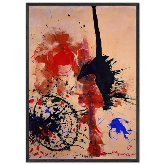 The Prey - Hans Hofmann Framed Art Print – Black Wooden Frame - Default Title - -Framed Art Print