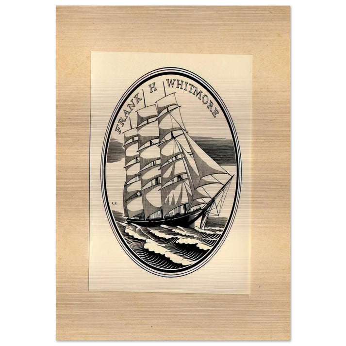 Illustration to Frank H. Whitmore - Rockwell Kent Brushed Aluminum Print - 70x100 cm / 28x40 inches | Rockwell Kent Aluminum Print | Rockwell Kent Prints