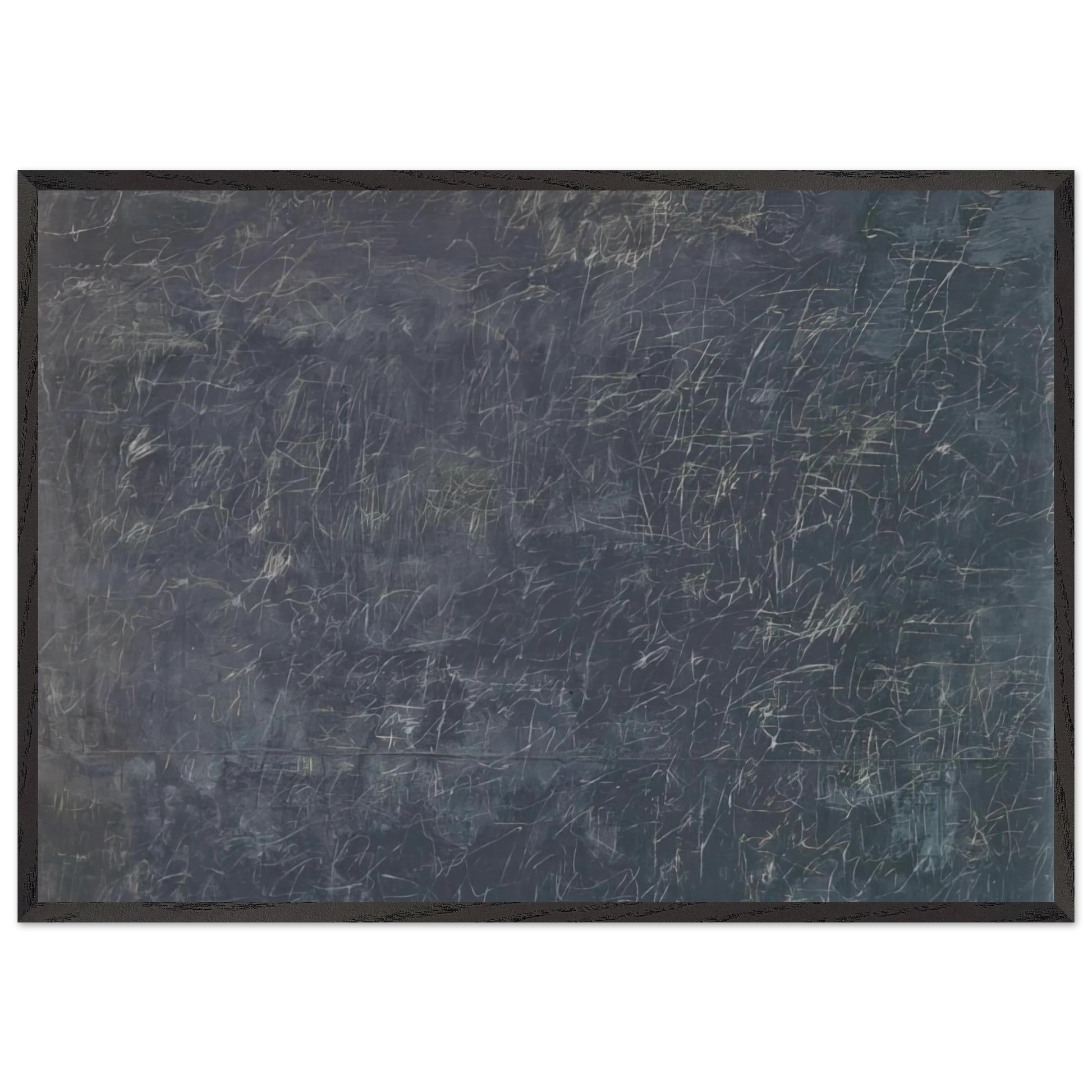 Panorama - Cy Twombly Framed Art Print – Black Wooden Frame - Default Title - -Framed Art Print