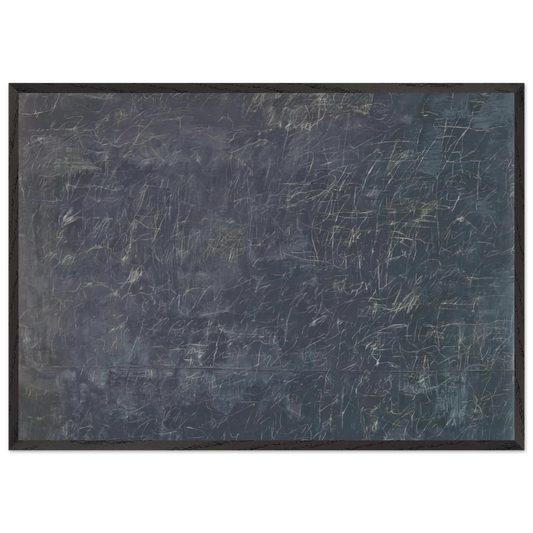 Panorama - Cy Twombly Framed Art Print – Black Wooden Frame - Default Title - -Framed Art Print