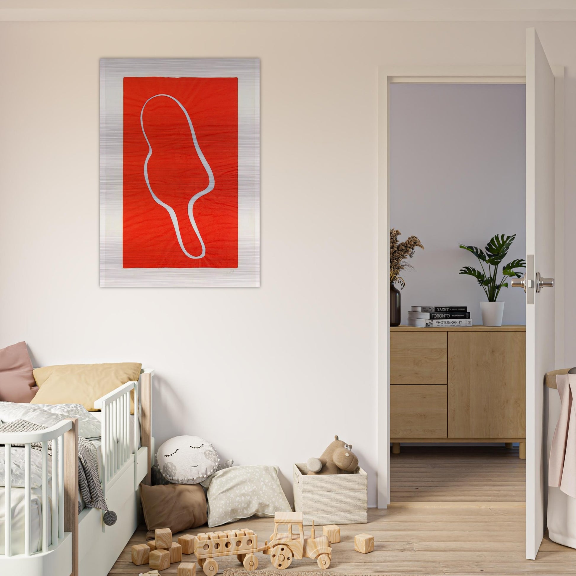 Untitled - 1978 - Donald Judd Brushed Aluminum Print - 70x100 cm / 28x40 inches | Donald Judd Aluminum Print | Donald Judd Prints