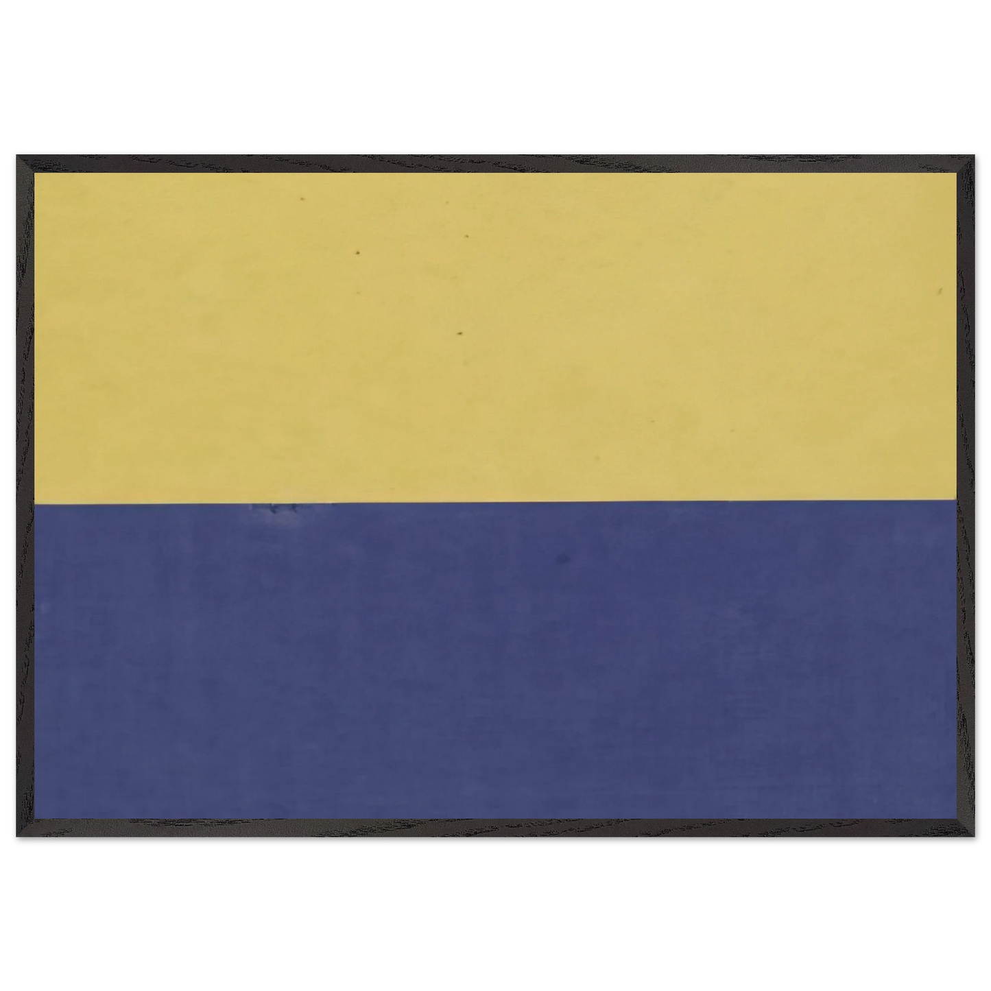 Yellow and Blue - Ellsworth Kelly Framed Art Print – Black Wooden Frame - Default Title - -Framed Art Print