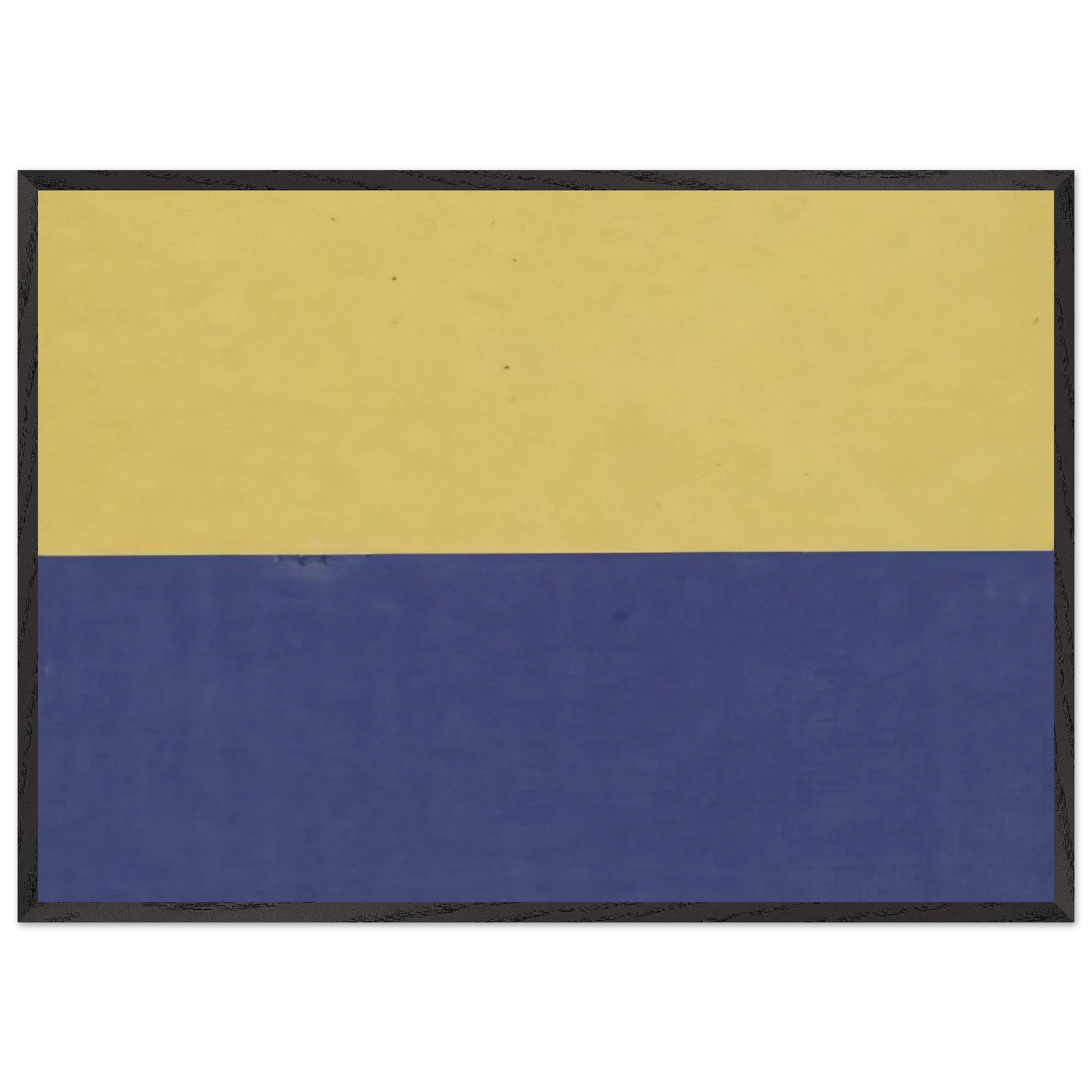 Yellow and Blue - Ellsworth Kelly Framed Art Print – Black Wooden Frame - Default Title - -Framed Art Print