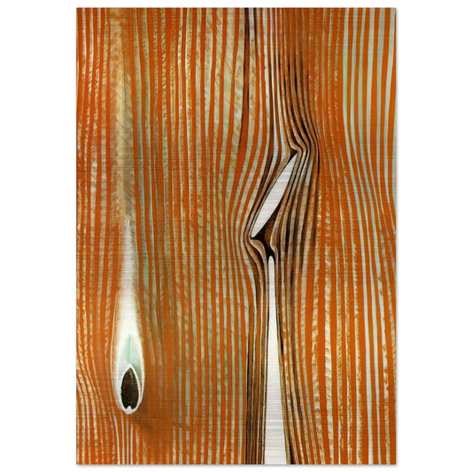 Blind swimmers Effect of a touch - Max Ernst Brushed Aluminum Print - 70x100 cm / 28x40 inches | Max Ernst Aluminum Print | Max Ernst Prints