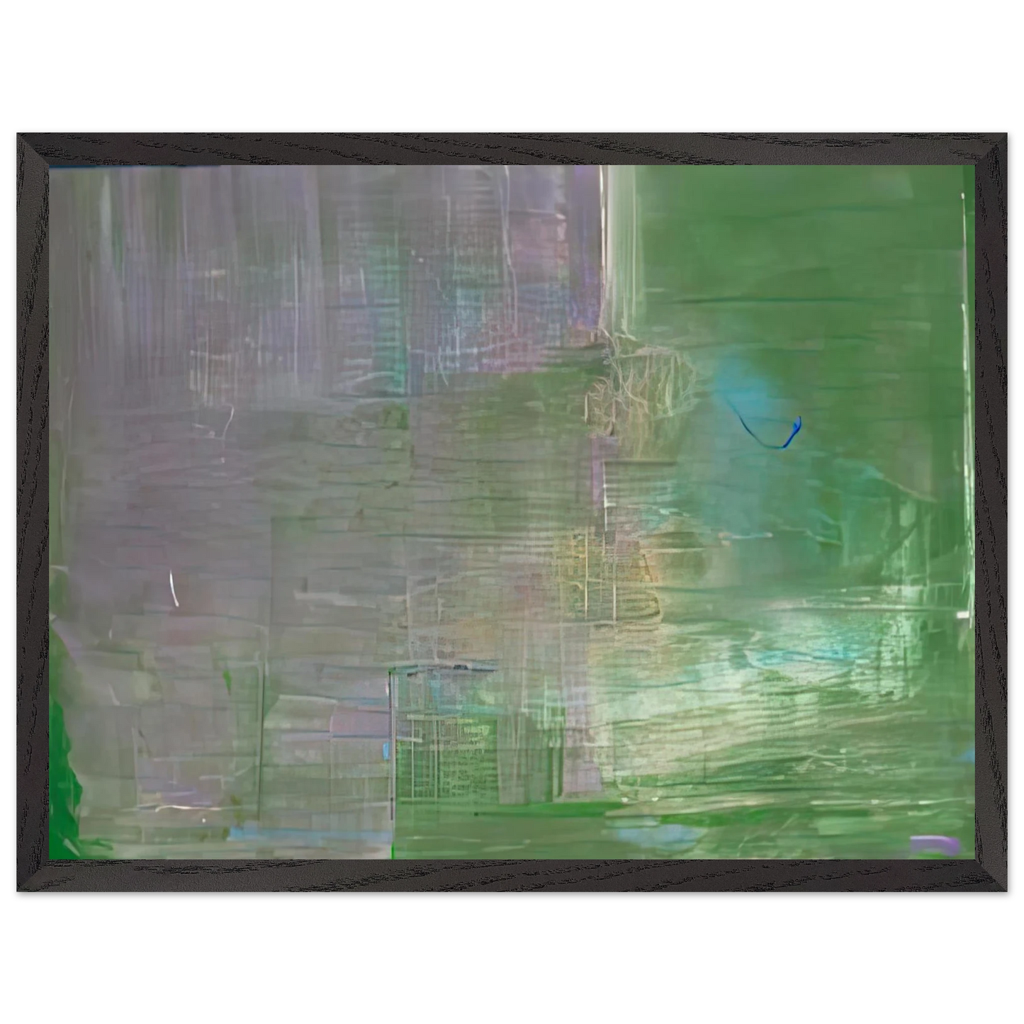 Helen Frankenthaler - Claude's Message, 1976- Wall Art - 30x40 cm / 12x16 inches - Premium Wooden Framed Poster With Fine Art Paper - Black frame