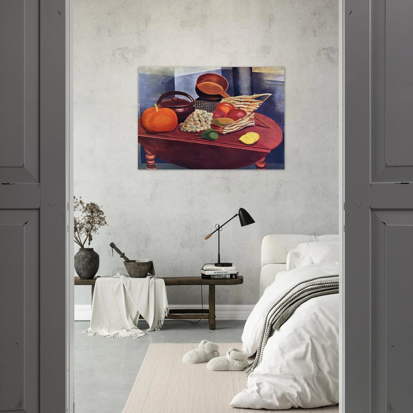 STILL LIFE - Moise Kisling Brushed Aluminum Print - 70x100 cm / 28x40 inches | Moise Kisling Aluminum Print | Moise Kisling Prints