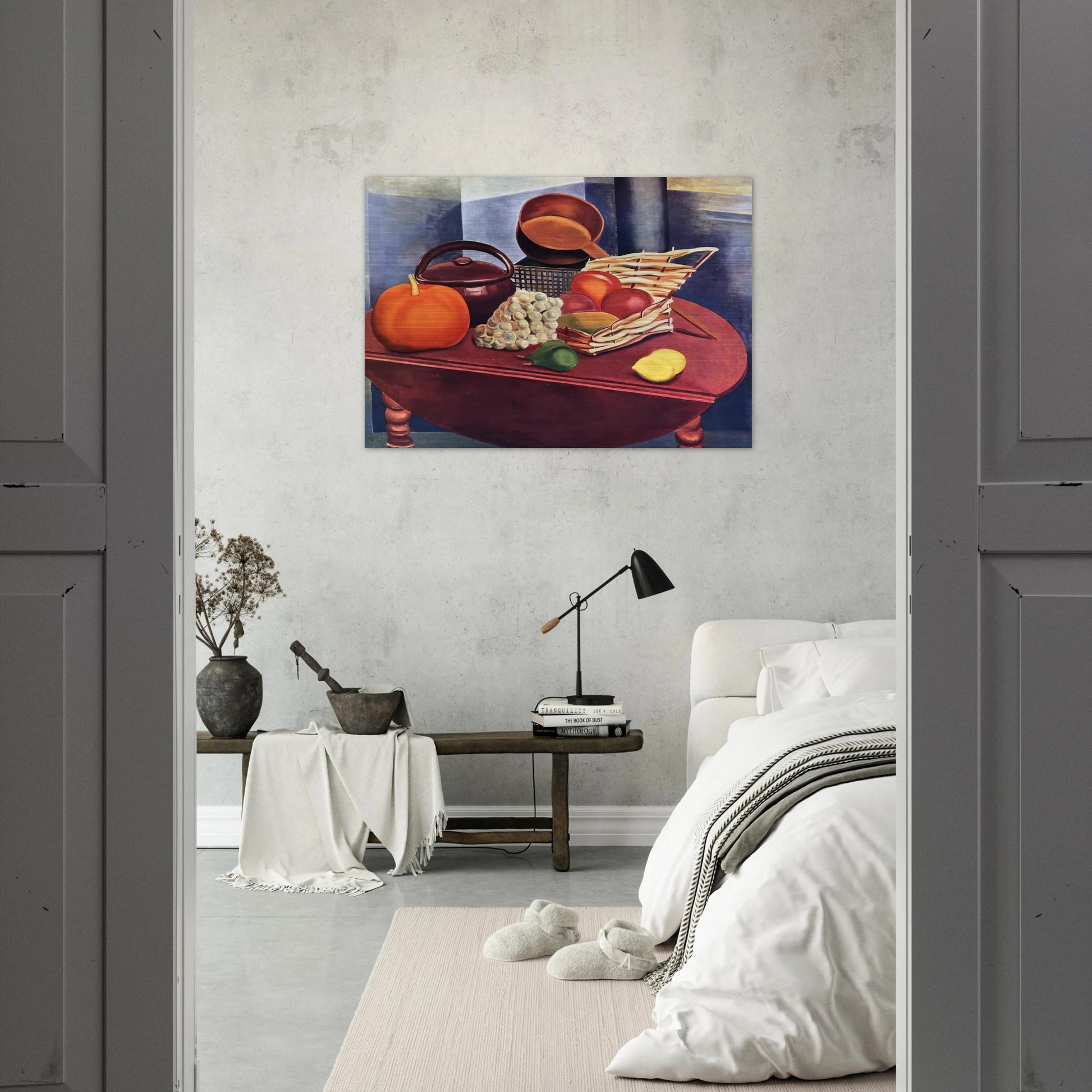 STILL LIFE - Moise Kisling Brushed Aluminum Print - 70x100 cm / 28x40 inches | Moise Kisling Aluminum Print | Moise Kisling Prints