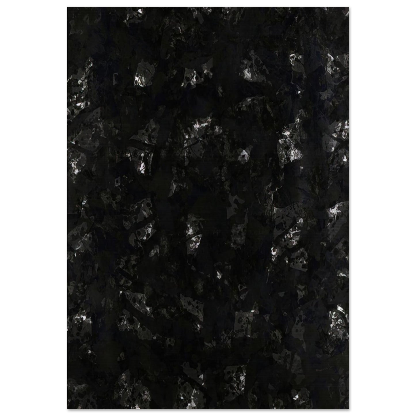 Indigo Wood - Sam Francis Brushed Aluminum Print - 70x100 cm / 28x40 inches | Sam Francis Aluminum Print | Sam Francis Prints