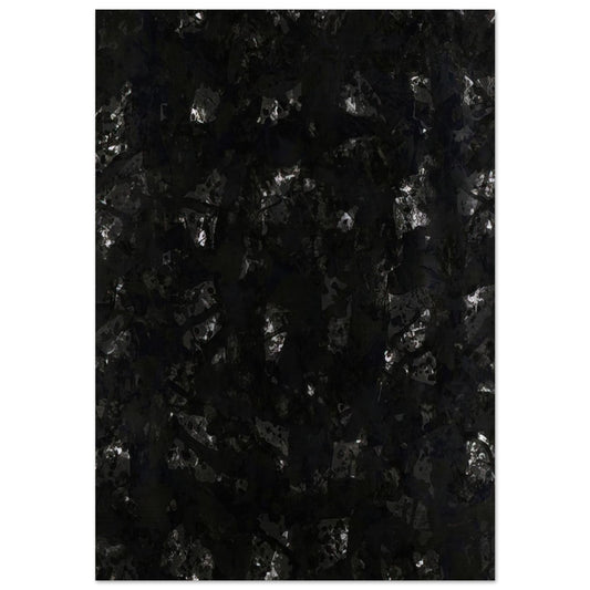 Indigo Wood - Sam Francis Brushed Aluminum Print - 70x100 cm / 28x40 inches | Sam Francis Aluminum Print | Sam Francis Prints