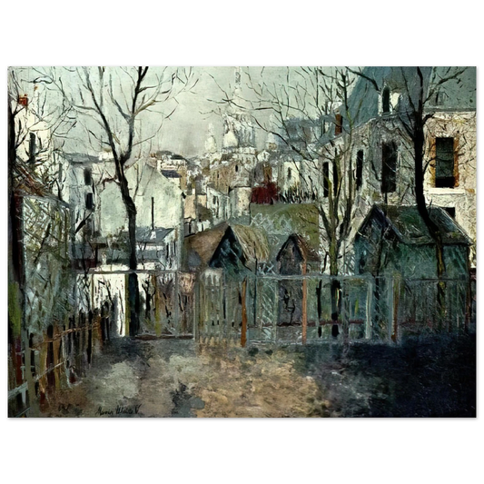 Maurice Utrillo - RENOIR S GARDEN Fine Art Poster - Default Title