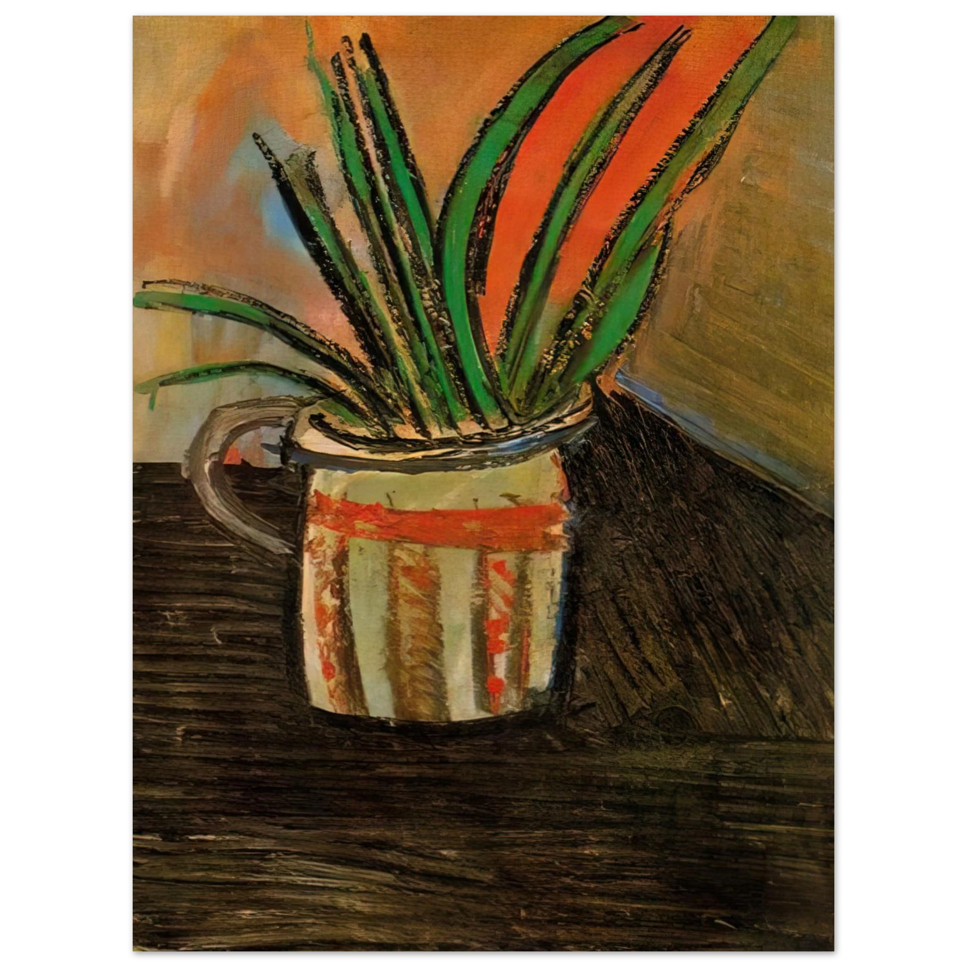 Pablo Picasso - Exotic Flowers - 1907 Fine Art Poster - Default Title