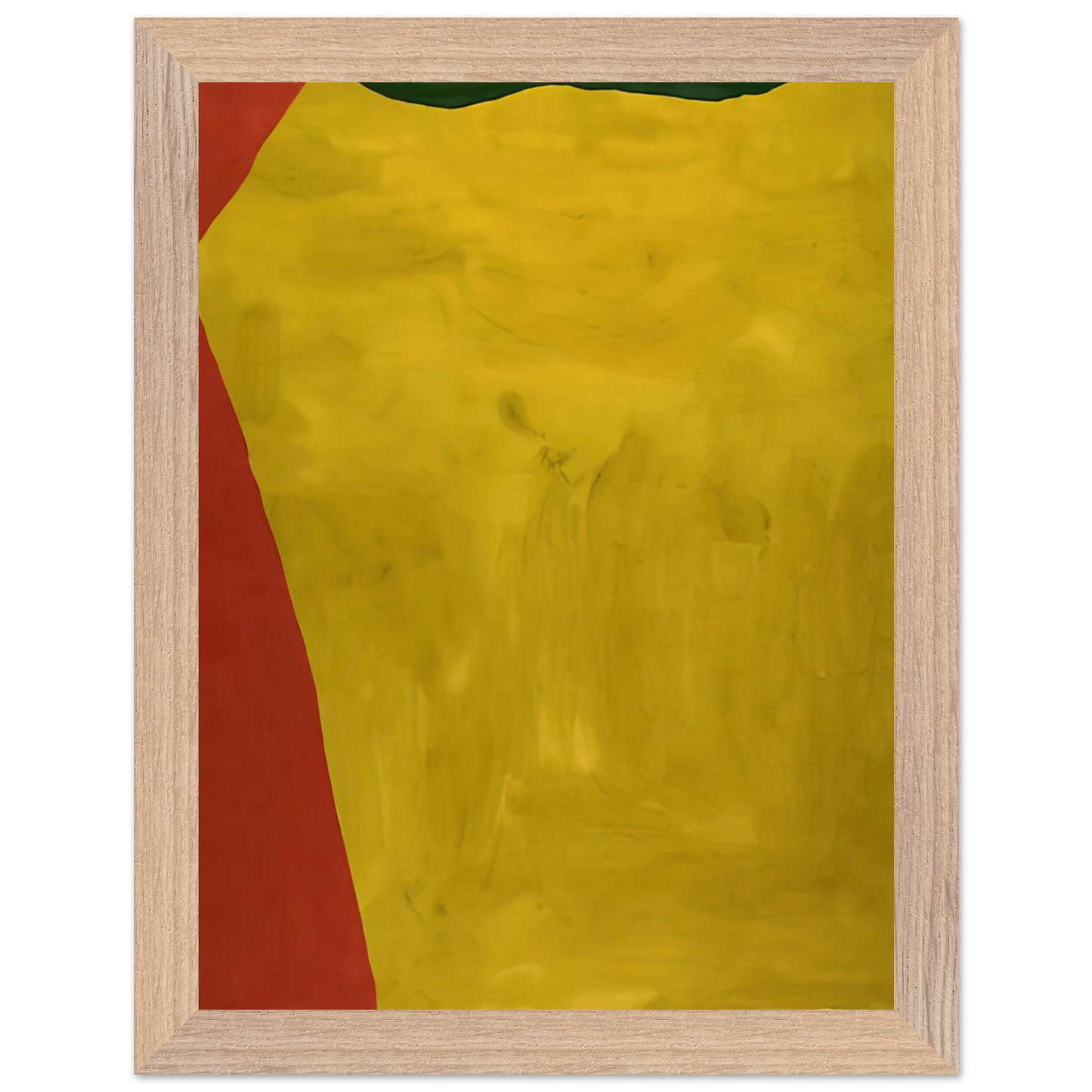 Helen Frankenthaler - Blessing of the Fleet - 1969 Wall art - 30x45 cm / 12x18 inches - Premium Wooden Framed Poster With Fine Art Paper - White frame