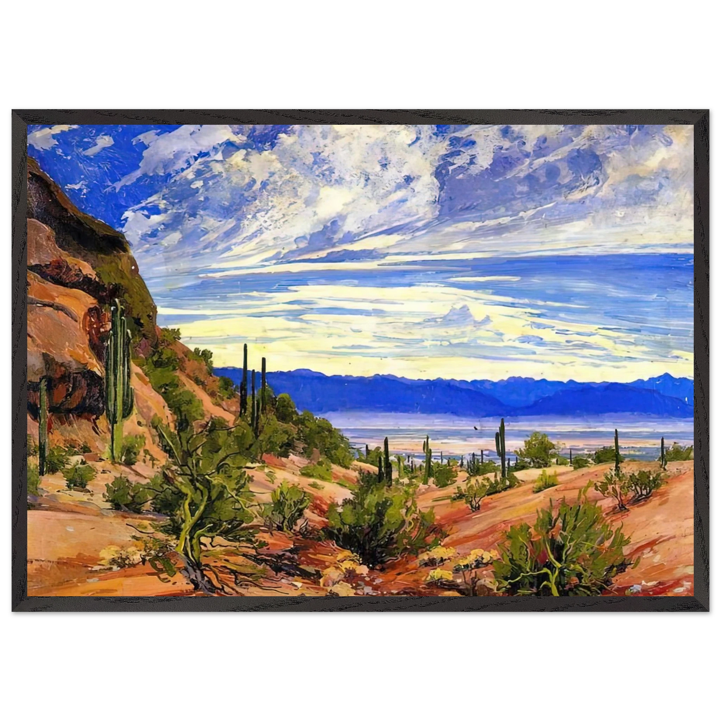 Maynard Dixon - WASHOE WICKIUP 1919 Wall art - 60x80 cm / 24x32 Inches - Fine Art Poster - -