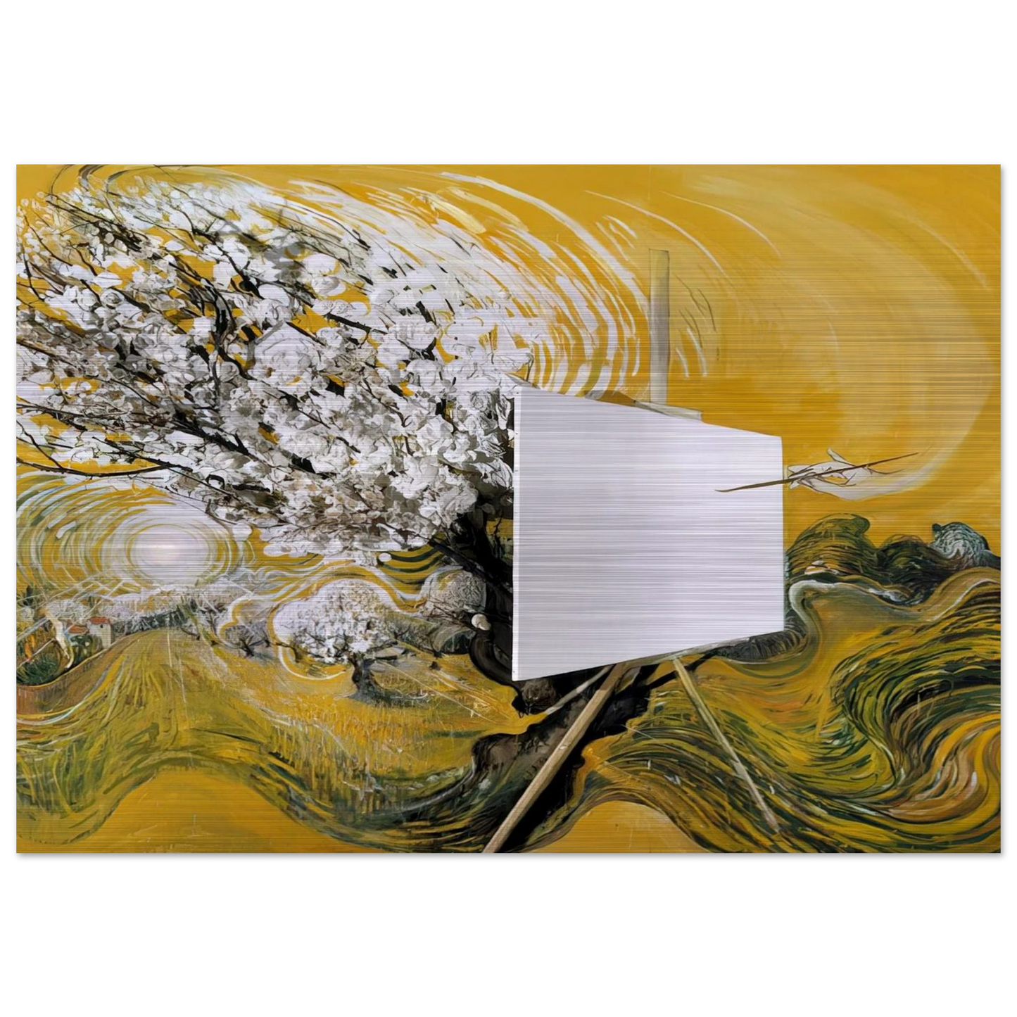The Blossom Tree - 1982 - Brett Whiteley Brushed Aluminum Print - 70x100 cm / 28x40 inches | Brett Whiteley Aluminum Print | Brett Whiteley Prints