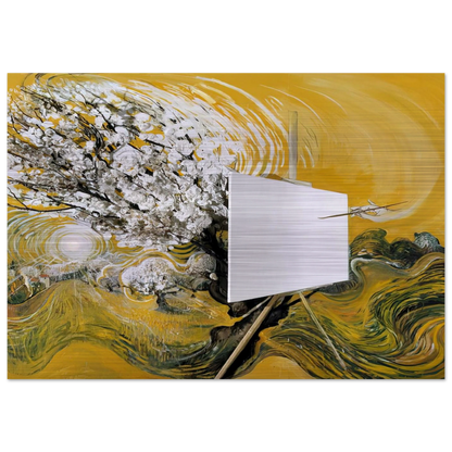 The Blossom Tree - 1982 - Brett Whiteley Brushed Aluminum Print - 70x100 cm / 28x40 inches | Brett Whiteley Aluminum Print | Brett Whiteley Prints