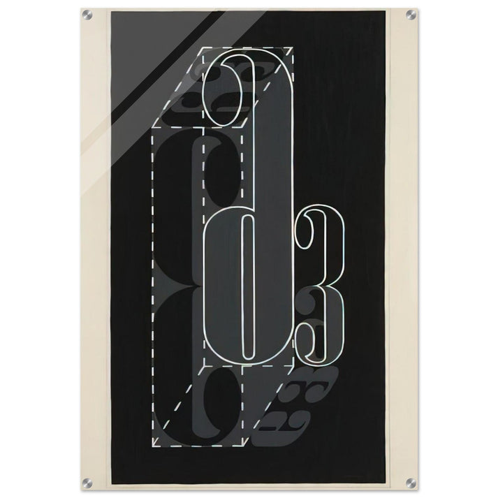 6 AND 3 1931 - Josef Albers Acrylic Print - 70x100 cm / 28x40″ inches | Josef Albers Wall Art | Josef Albers Prints