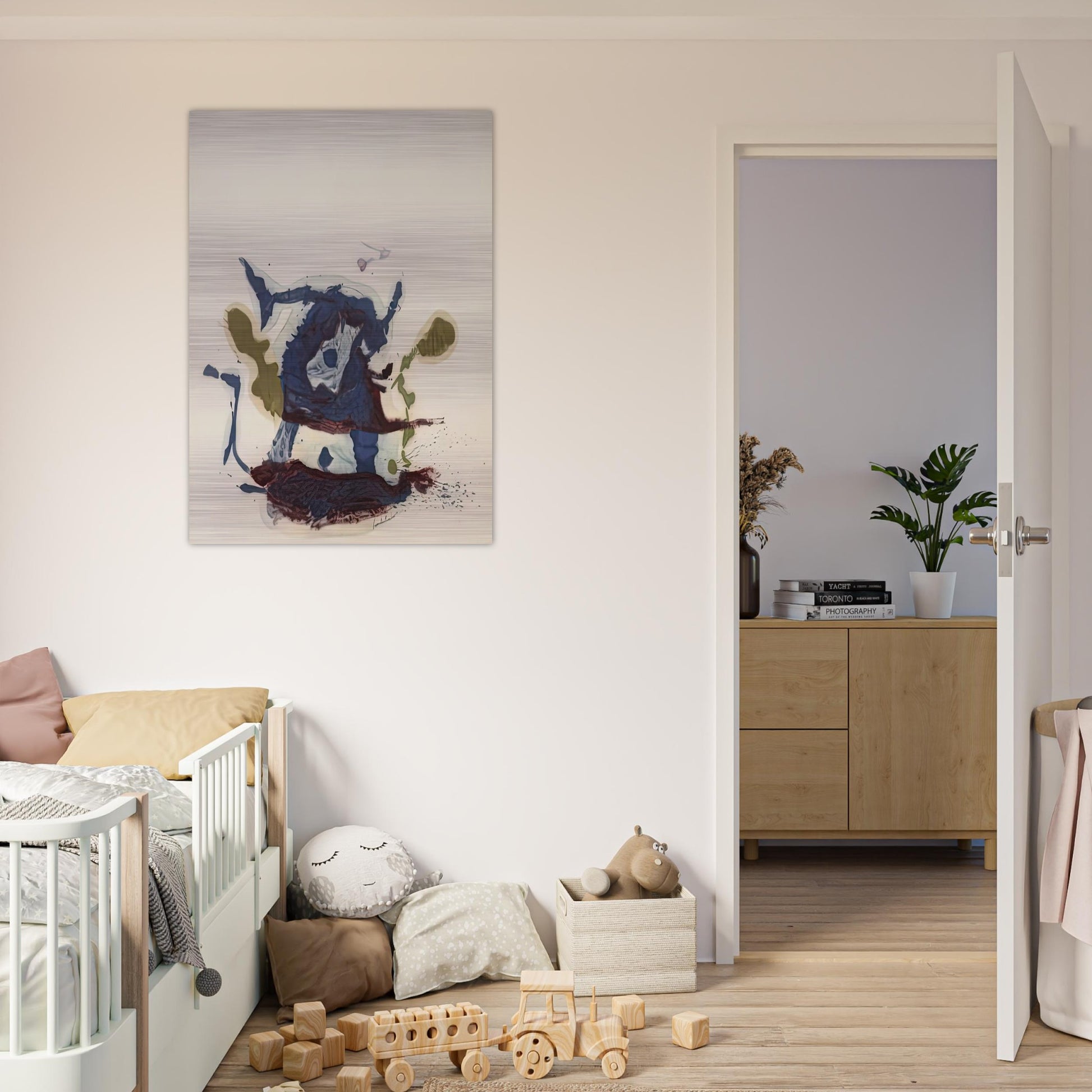 Vessel, 1961- - Helen Frankenthaler Brushed Aluminum Print - 70x100 cm / 28x40 inches | Helen Frankenthaler Aluminum Print | Helen Frankenthaler Prints