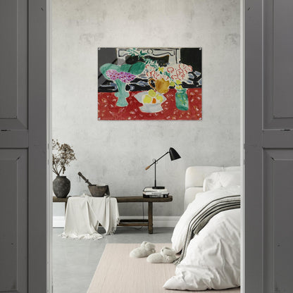 ROSES DE NOEL ET SAXIFRAGE 1944 - Henri Matisse Acrylic Print - 70x100 cm / 28x40″ inches