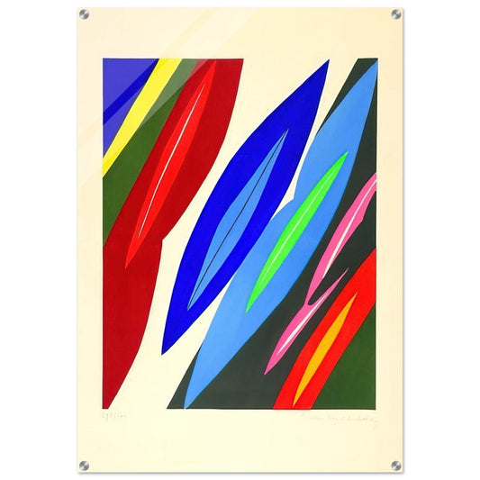 Farblitho 1968 - 2 NOR - 1968 - Ernst Wilhelm Nay Acrylic Print - 70x100 cm / 28x40″ inches | Ernst Wilhelm Nay Wall Art | Ernst Wilhelm Nay Prints