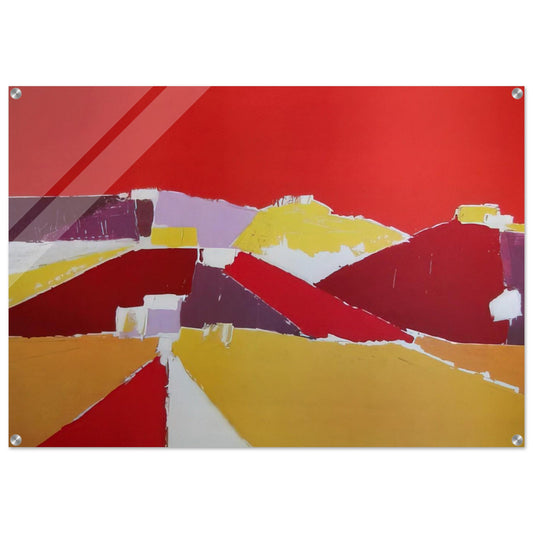 Agrigente - 1953 - Nicolas de Stael Acrylic Print - 70x100 cm / 28x40″ inches