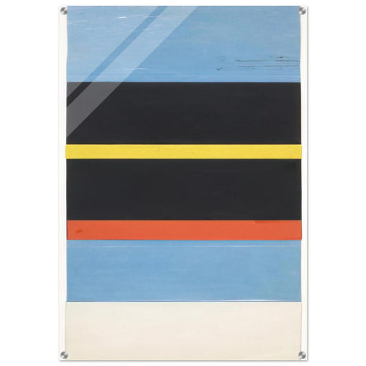 Boats in Sanary Harbor - Ellsworth Kelly Acrylic Print - 70x100 cm / 28x40″ inches