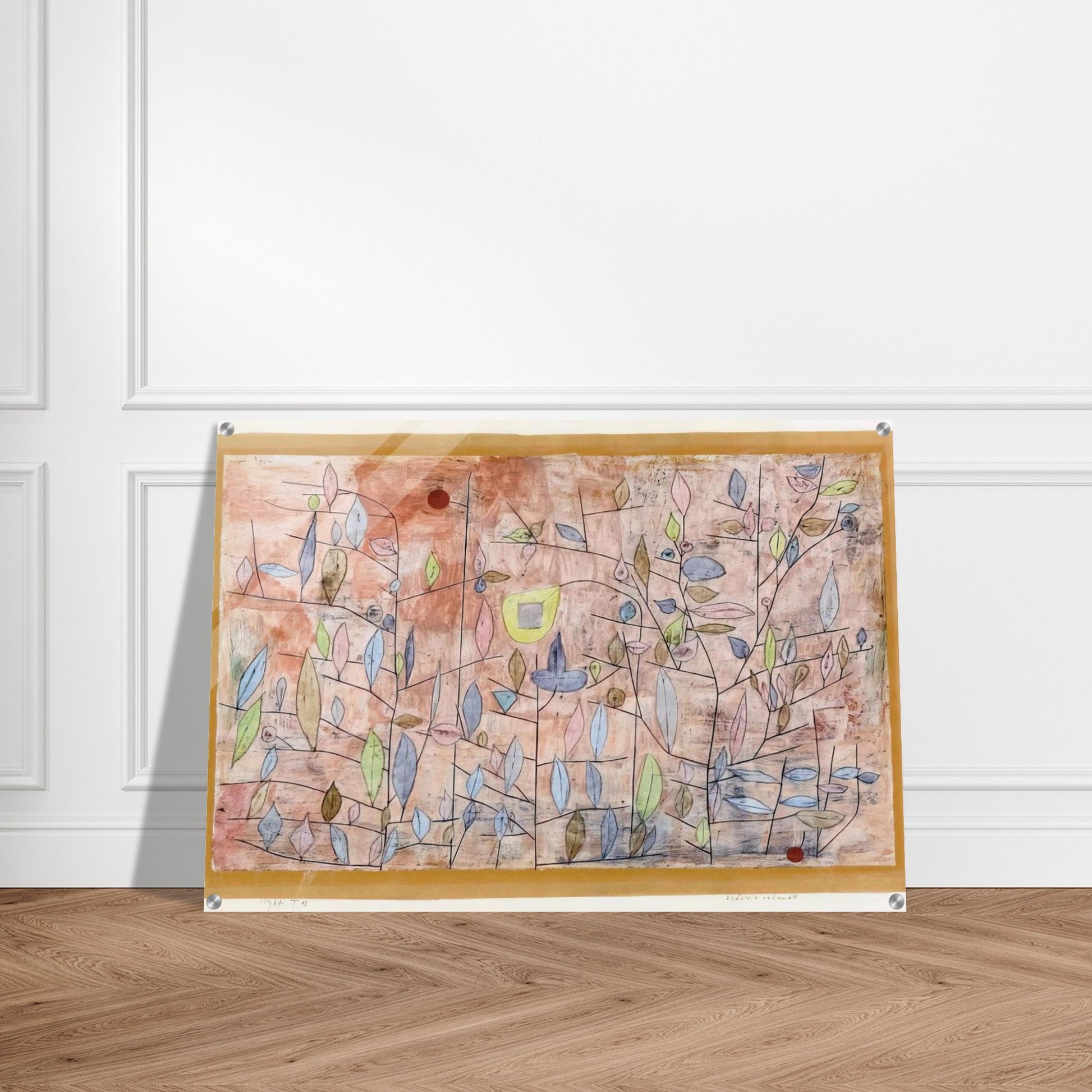 SPARSE FOLIAGE 1934 - Paul Klee Acrylic Print - 70x100 cm / 28x40″ inches | Paul Klee Wall Art | Paul Klee Prints
